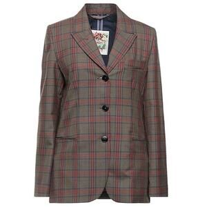 HIGH Plaid Blazer in Camel, Size Womens 12, New with Tag MSRP $1,224